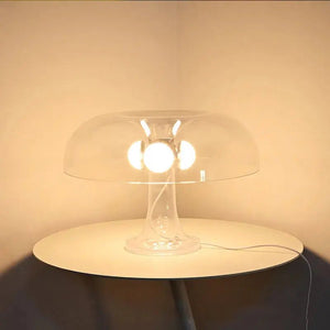 Lampe de table LED en forme de champignon, design danois pour chevet ou salon
