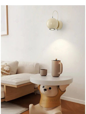 Applique murale LuminaBoule beige