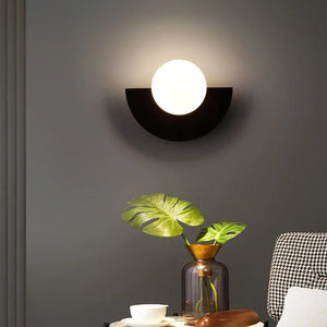 Applique Murale Color Halo noir