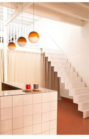 Suspension LED Dipping – Lampe suspendue en verre coloré