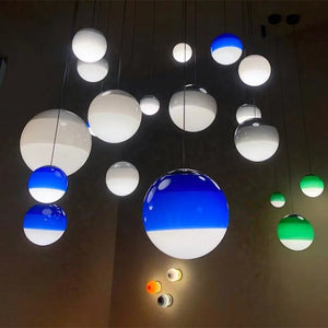 Suspension LED Dipping – Lampe suspendue en verre coloré