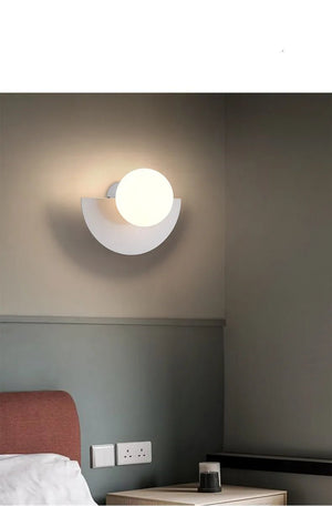 Applique Murale Color Halo blanc de profil