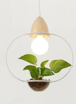 Lustre végétal moderne et simple - Luminaires d'intérieur en fer BB'art meuble & déco