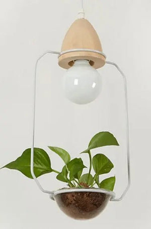 Lustre végétal moderne et simple - Luminaires d'intérieur en fer BB'art meuble & déco
