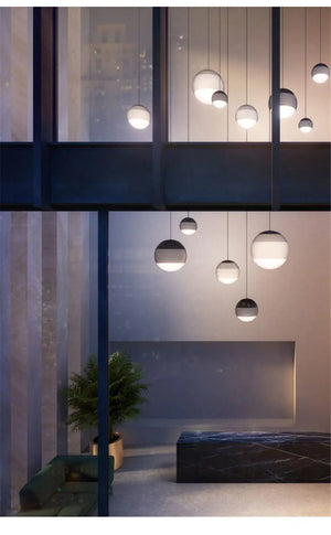 Suspension LED Dipping – Lampe suspendue en verre coloré