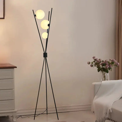 Lampadaire moderne Moon LED - Lampe sur pied trépied créative - simple et élégante