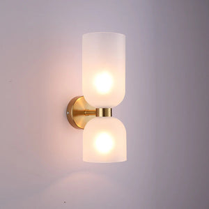 Applique scandinave Murale LED NORDIC Lucci Glass Double Tête - applique murale