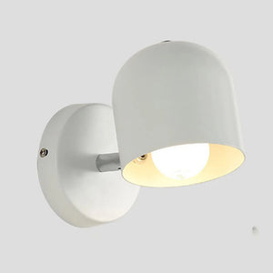 Applique murale LED minimaliste en métal blanc