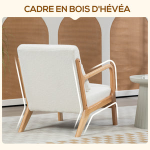 Fauteuil lounge 3 coussins, assise profonde cosy - Fauteuil