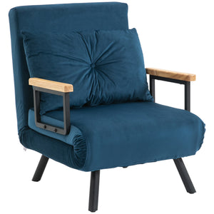 Fauteuil convertible 3 en 1, lit 1 place dossier 5 pos - Fauteuil