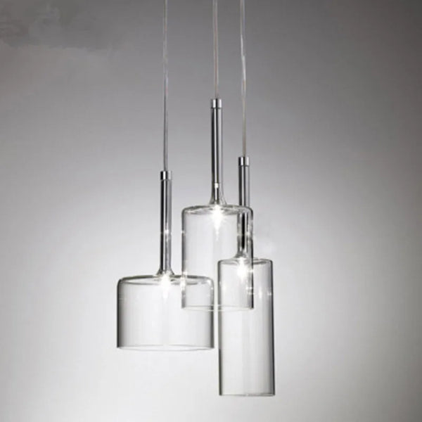 Suspension Luminaire Cristallin Solo transparent