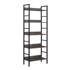 5 niveaux Bibliothèque en bois Étagère verticale WOLTU BB'art meuble & déco