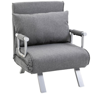 Fauteuil chauffeuse convertible 1 place, lit d'appoint - Fauteuil