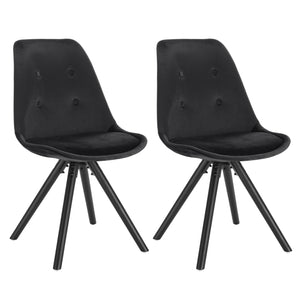 Chaises Loft Vintage lot de 2 couleur noir
