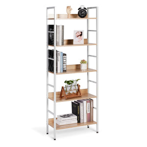 5 niveaux Bibliothèque en bois Étagère verticale WOLTU BB'art meuble & déco