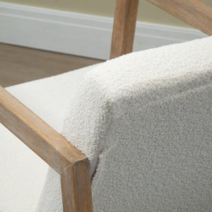 Fauteuil à bascule allaitement, rocking chair doux - Fauteuil