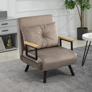 Fauteuil convertible 3 en 1, lit 1 place dossier 5 pos - Fauteuil