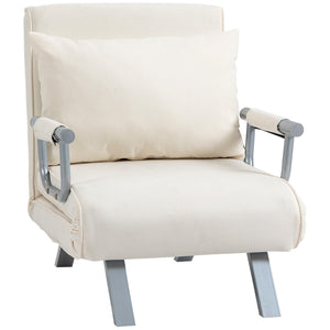 Fauteuil chauffeuse convertible 1 place, lit d'appoint - Fauteuil