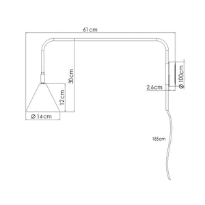 Applique murale NOX – Minimalisme et style contemporain - applique murale