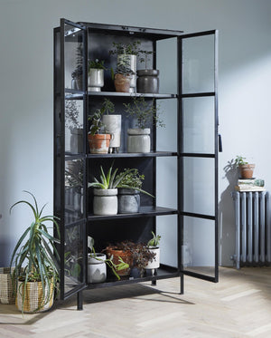 Buffet PHOENIX noir 2 portes, design élégant pour votre salle à manger - Buffet - BBart