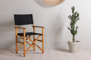 Chaise Marion - Editors 2 - pack - Nature / Black - Acacia - Chaises de cuisine et de salle à manger