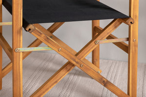 Chaise Marion - Editors 2 - pack - Nature / Black - Acacia - Chaises de cuisine et de salle à manger