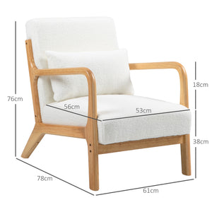 Fauteuil lounge 3 coussins, assise profonde cosy - Fauteuil