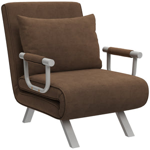 Fauteuil chauffeuse convertible 1 place, lit d'appoint - Fauteuil