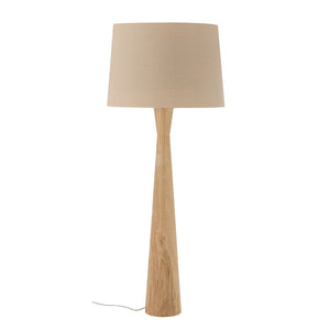 Leonor Lampadaire, Nature, Bois d'hévéa - Lampadaire