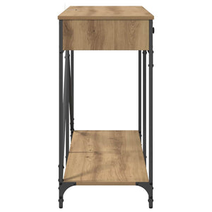 Table Console Avec Tiroir 100 X 39 X 78,5 Cm