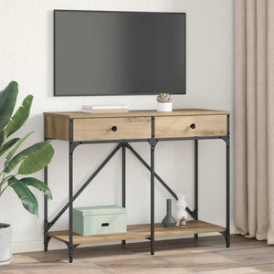 Table Console Avec Tiroir 100 X 39 X 78,5 Cm