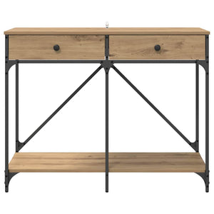 Table Console Avec Tiroir 100 X 39 X 78,5 Cm