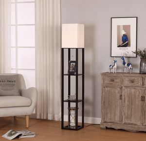 Lampe Étagère LED Espace Lumière dans un saon