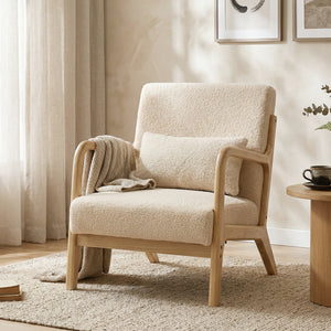 Fauteuil lounge 3 coussins, assise profonde cosy - Fauteuil