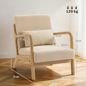 Fauteuil lounge 3 coussins, assise profonde cosy - Fauteuil