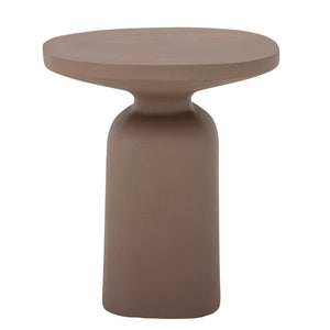Millan Table d'appoint, Marron, Aluminium - Tables d'appoint