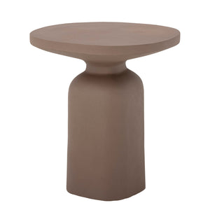 Millan Table d'appoint, Marron, Aluminium - Tables d'appoint