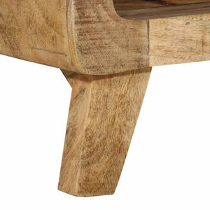 Meuble Tv 105X46X32 Cm Bois Massif De Manguier Brut