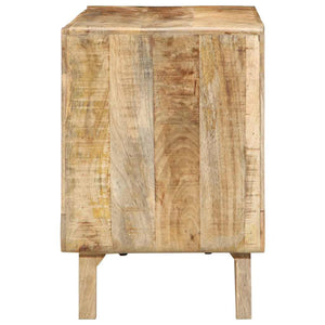 Meuble Tv 105X46X32 Cm Bois Massif De Manguier Brut