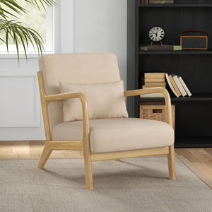 Fauteuil lounge 3 coussins, assise profonde cosy - Fauteuil
