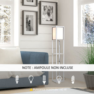 Autre mise en situation du lampadaire blanc