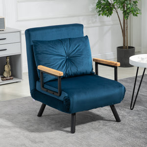 Fauteuil convertible 3 en 1, lit 1 place dossier 5 pos - Fauteuil