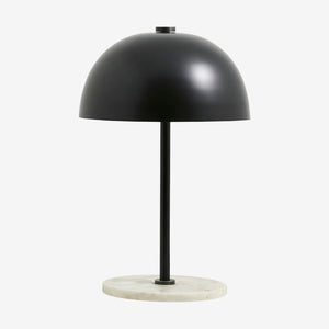 Lampe de table KITA – Marbre Noir & Métal - Lampe à poser