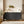 Buffet cuisine meuble de rangement avec 2 portes étagère réglable pieds métalliques surélevés 80 x 40 x 80 cm noir