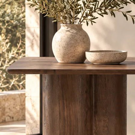 Table basse OLIVIA 120 x 60 cm – Teinte moka ou naturel, MDF