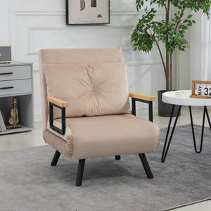 Fauteuil convertible 3 en 1, lit 1 place dossier 5 pos - Fauteuil