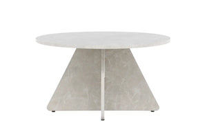 Table basse ronde Bootcut Ø 80 cm, design intemporel pour petit salon