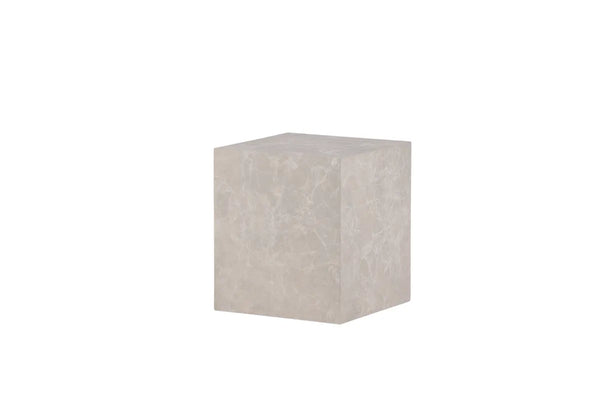 Table basse York 40 cm — le bloc effet marbre beige