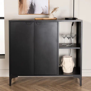 Buffet Piring 110 x 42 x 100 cm en acier thermolaqué