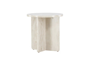 Table d'appoint Ålesund beige — hauteur de 50 cm
